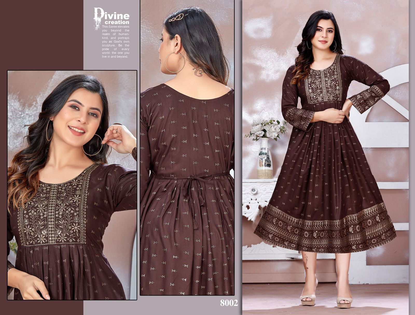 Beauty Queen I M Bindass Vol 2 Rayon Anarkali Kurtis Catalog
